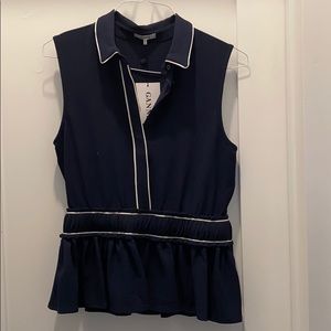 blue women’s blouse